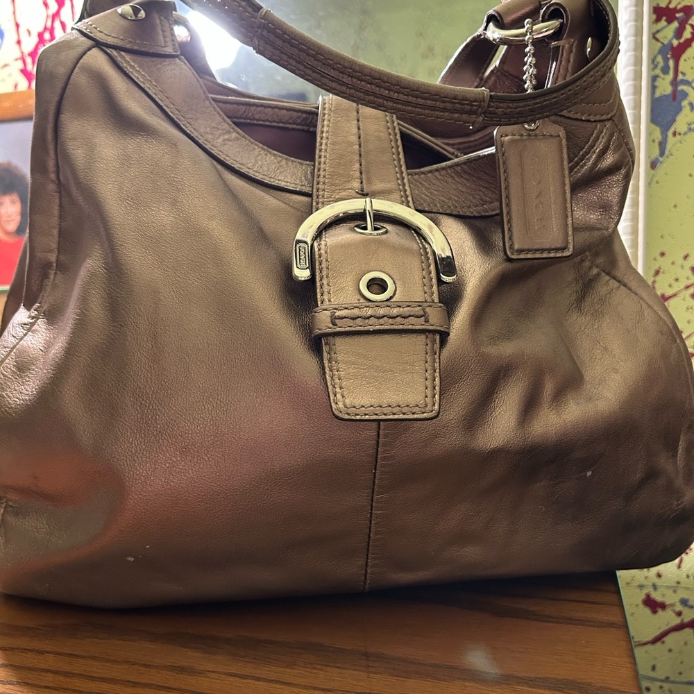 VTG Y2K COACH SOHO METALLIC PURSE